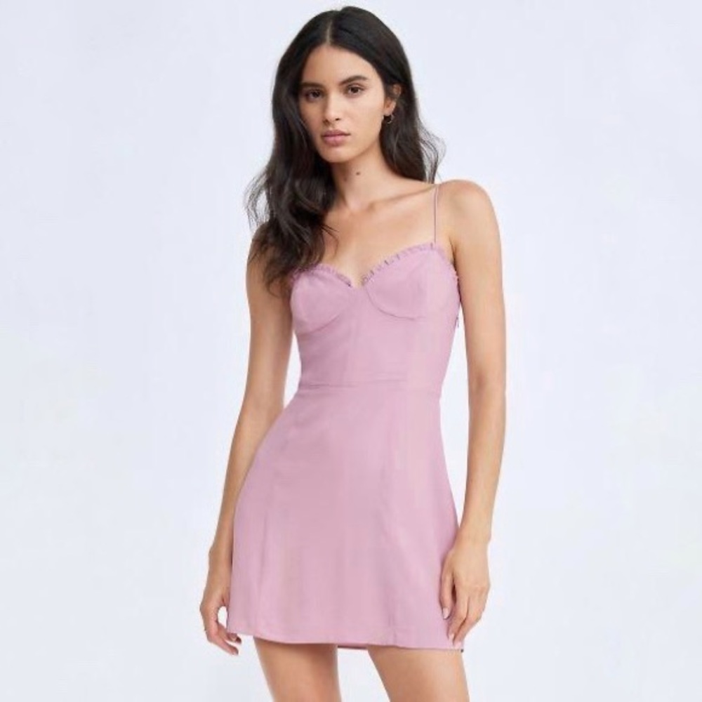 Aritzia | Wilfred | Fable Mini Dress in Orchid Petal‎ Size 8